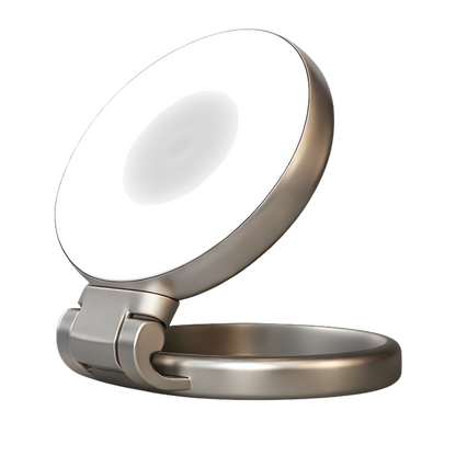 Soporte Magnético para móvil 3 en 1 con Luz LED y Espejo